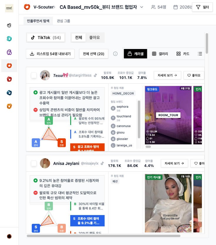 Idenel campaign dashboard